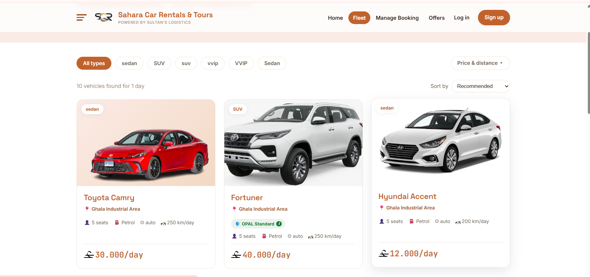 Car Rental System