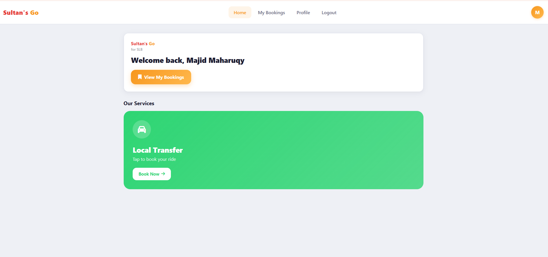 Taxi Booking System